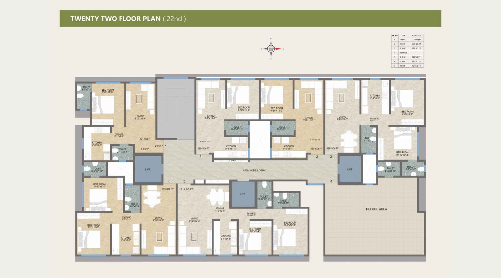Adityaraj-Tapovan-22nd-Floor-Plan